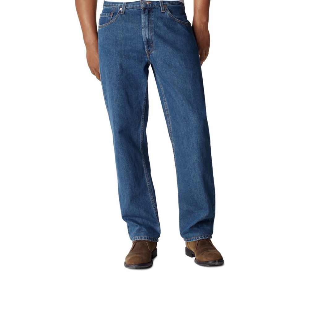 Levi's Men's Big & Tall 550 Straight Fit Jeans - Dark Wash 40x36, Dark Blue